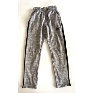 Nike Dri-FIT Boys Large Gray Straight Leg Sweatpants Athletic Joggers